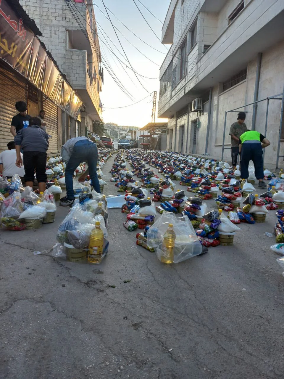 امداد اضطراری و کمک‌های غذایی در حلب