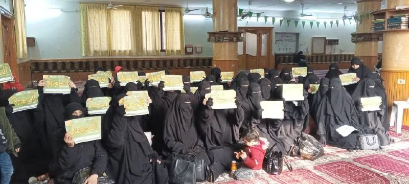 توزيع الحجاب الشرعي والستر في حماة - سوريا (ديسمبر 2025)